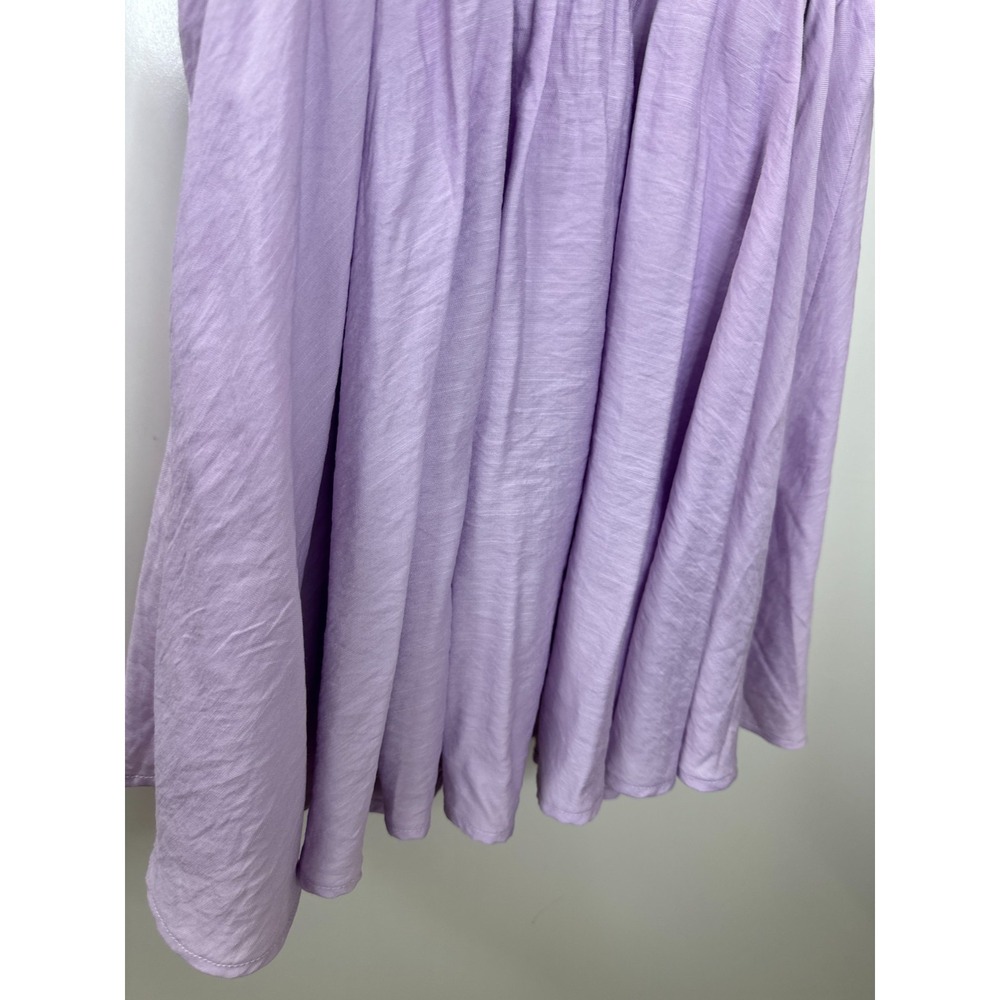 Molly Green Andrea Babydoll Dress Lavender Puff Sleeve Smocked Mini XS Coquette - Picture 7 of 16